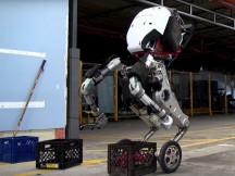 De nieuwe onderzoeksrobot van Boston Dynamics tilt zonder moeite gewichten tot 50 kg.'