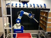 Dankzij een Europese subsidie komen slimme industriële robots binnen handbereik voor Nederlandse bedrijven. Dit is de robot waarmee een team van de TU Delft de Amazon Picking Challenge heeft gewonnen. '