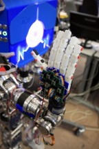 Om een robot in staat te stellen gebarentaal te "leren", is het noodzakelijk om verschillende gebieden van engineering te combineren, zoals kunstmatige intelligentie, neurale netwerken en kunstmatig zicht, evenals ondergeactiveerde robothanden. Foto: UC3M'