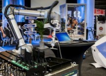 De Technologiestraat is te vinden in hal 6, vlakbij het kennistheater waar robotisering ook tijdens diverse sessies terugkomt. '