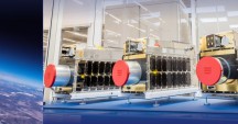 Drie optische sensoren van ABB helpen GHGSAT bij het monitoren van uitstoot van methaangas waar ook ter wereld. (Beeld: Space Flight Laboratory)'