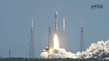Nasa's Juno missie lanceert van Cape Canaveral in Florida'