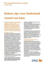 ING analyse: robots zijn in Nederland vooral een kans '