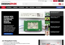 De nieuwe homepage van DesignSpark.com'