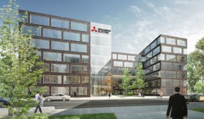 Nieuwe kantoor Mitsubishi Electric Europe - render